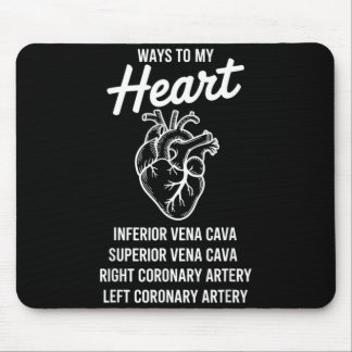 Mousepad Cardiology Art for Men Women Cardiac Nurse