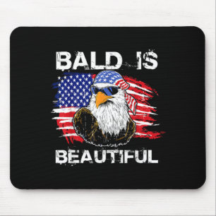 Mousepad Careca é Bela 4 de Julho Dia da Independência