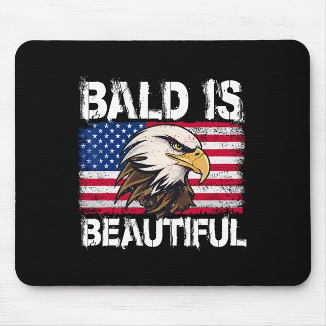 Mousepad Careca é Bela 4 De Julho Dia Da Independência Bal (Frente)