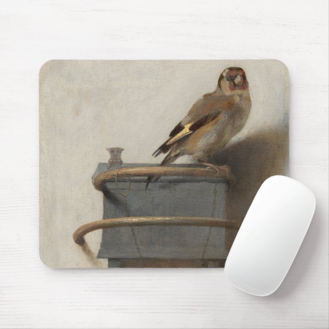 Mousepad Carel Fabritius, The Goldfinch - 17º C. Belas Arte (Com mouse)