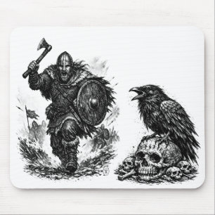 Mousepad Carga do Guerreiro Viking – Batalha de Tinta