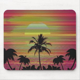 Mousepad Caribe estética solar Vaporwave Retro 80s 90s