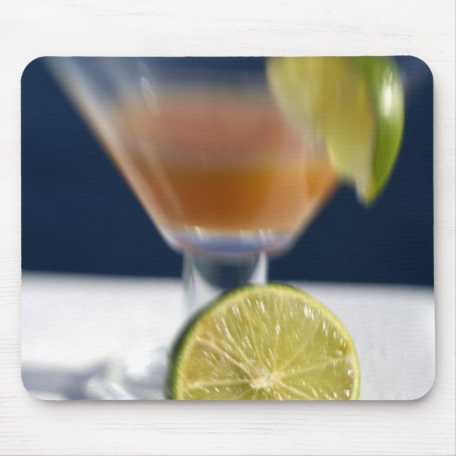 Mousepad Caribe, Ilhas Virgens. Ponche de rum tropical, (Frente)