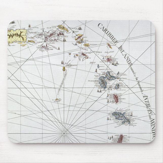 MOUSEPAD CARIBE: MAPA, 1775 (Frente)