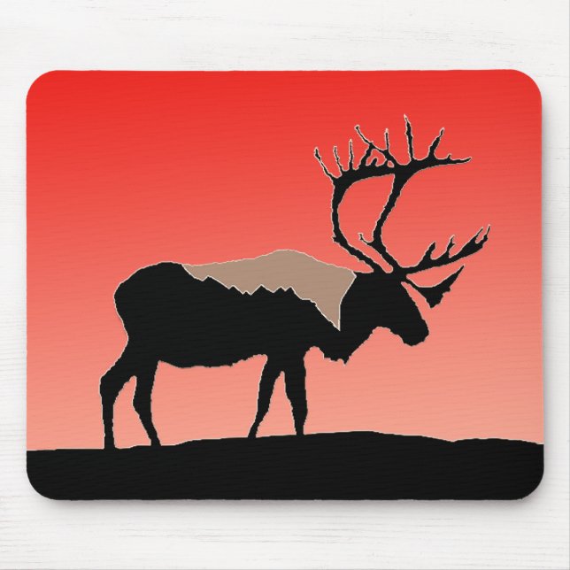 Mousepad Caribe no Sunset - Arte original sobre a vida selv (Frente)