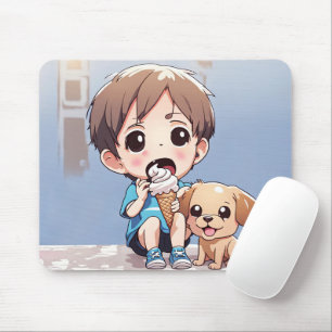 Mousepad Caricatura Com Sorvete Cone