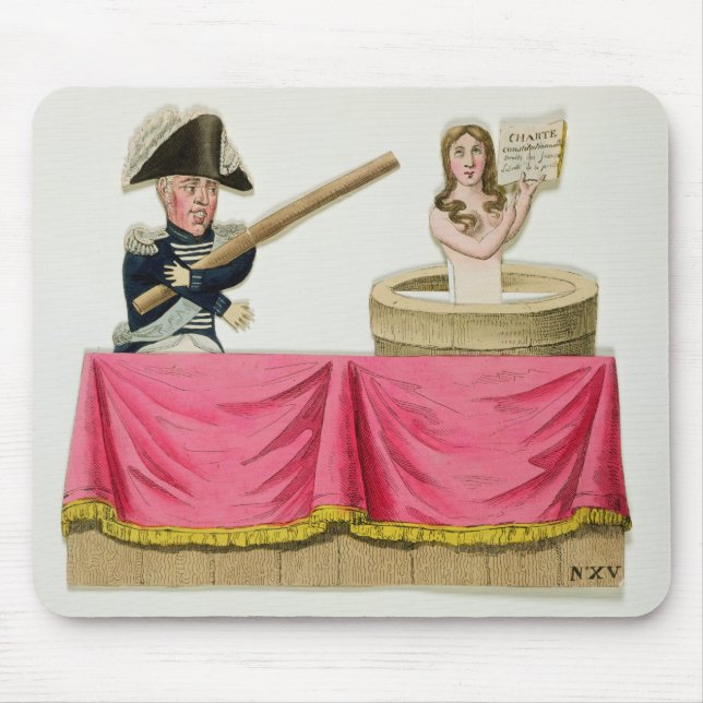 Mousepad Caricatura da carta patente constitucional (Frente)