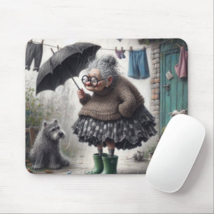 Mousepad Caricatura de velhota