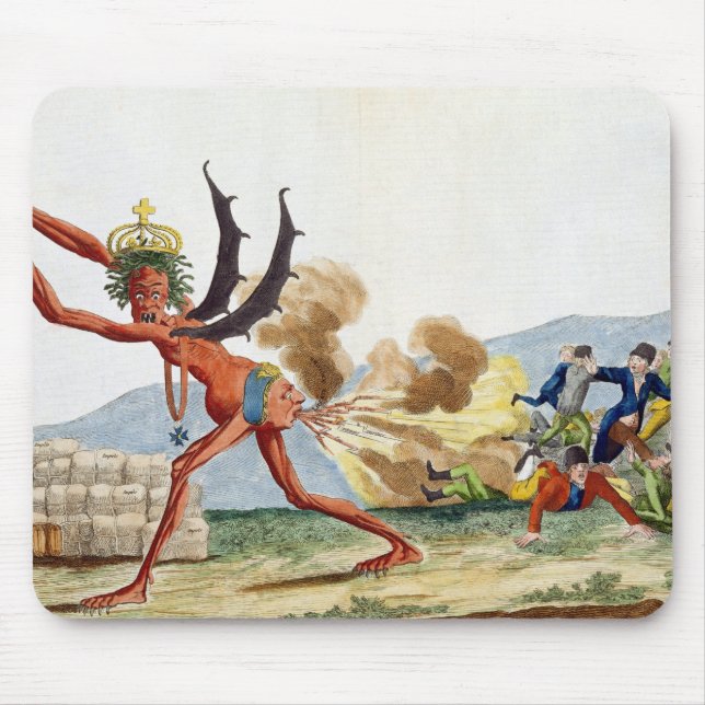 Mousepad Caricatura do governo inglês, 1793 (Frente)