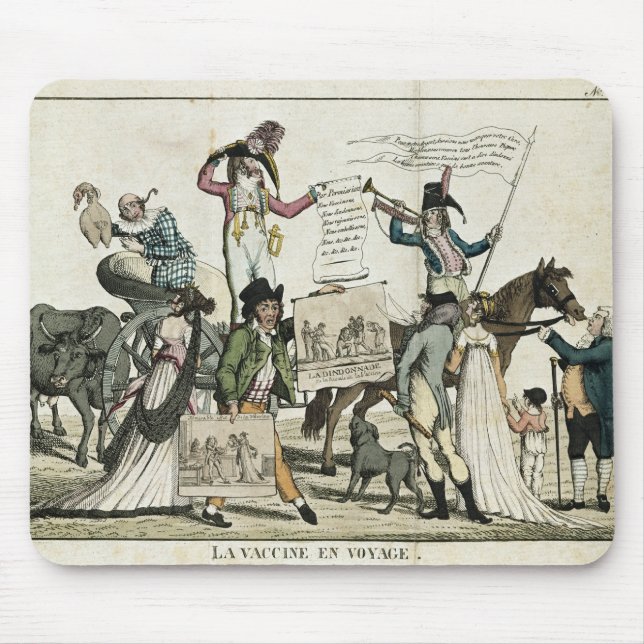 Mousepad Caricatura dos doutores de grasnado que oferecem (Frente)