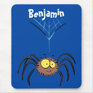 Mousepad Caricatura engraçada de aranha fofa