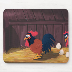 Mousepad Caricatura Galinha Hen House
