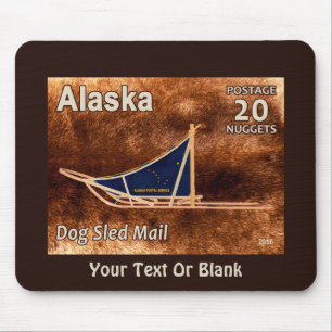 Mousepad Carimbo de Posto de Correio do Alasca