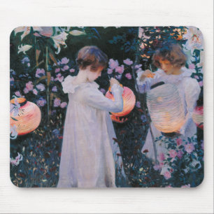 Mousepad Carnação Lily Lily Rosa John Singer Sarger Art