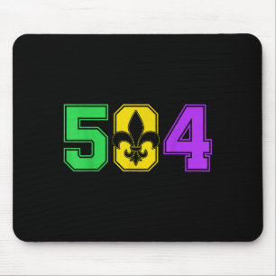 Mousepad Carnaval 504 Nola Nova Orleans Louisiana La