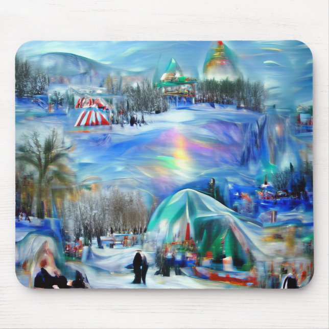 Mousepad Carnaval de inverno (Frente)