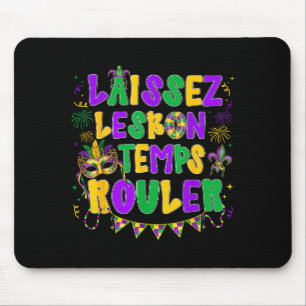 Mousepad Carnaval Mardi Gras Deixe os Bons Tempos Rolar Boa