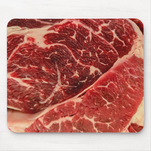 Mousepad Carne de bovino crua (Frente)
