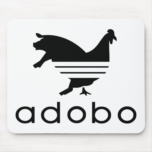 Mousepad Carne de porco da galinha do Adobo (Frente)