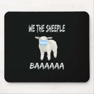 Mousepad Carneiros de máscara engraçada   máscara de ros