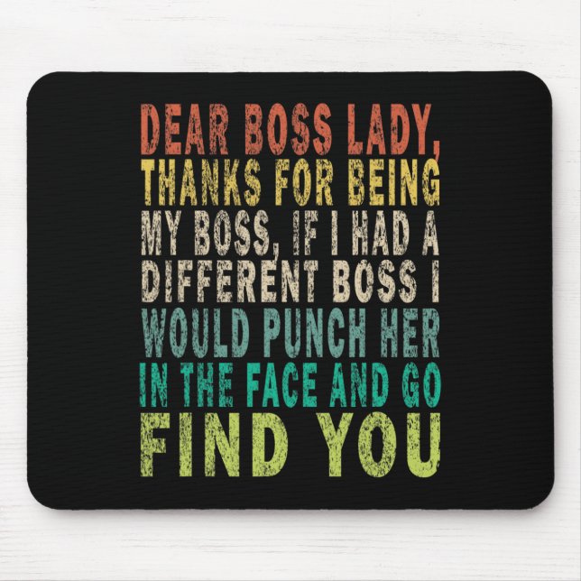 Mousepad Caro Chefe Lady (Frente)