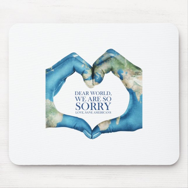 Mousepad Caro Mundo Lamentou Vintage (Frente)
