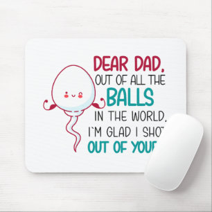 Mousepad Caro Pai, de todas as bolas do mundo