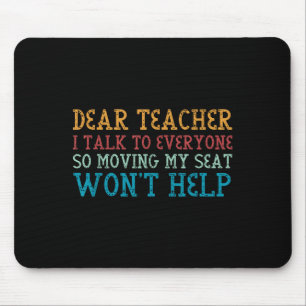 Mousepad Caro Professor, Eu Falo Com Todos, Tão Movendo Meu