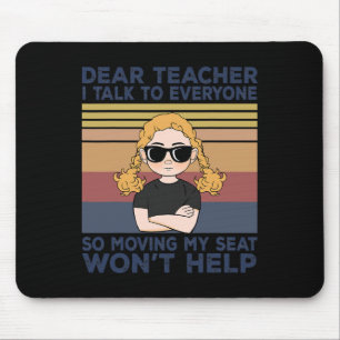 Mousepad Caro Professor, Eu Falo Com Todos, Tão Movendo Meu