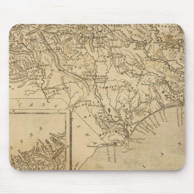 Mousepad Carolina do Norte 10 (Frente)