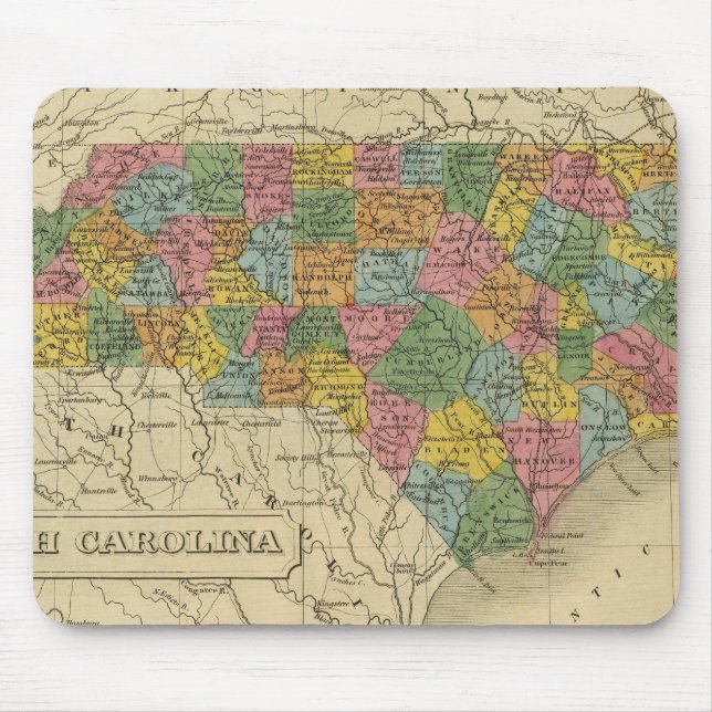 Mousepad Carolina do Norte 9 (Frente)