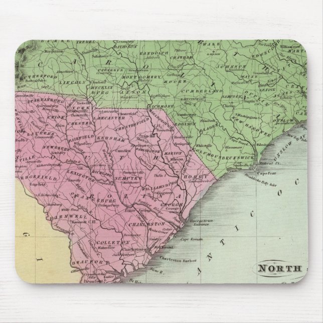Mousepad Carolina do Norte e do Sul 2 (Frente)