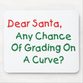 Mousepad Caros Papais noeis De Grau Numa Curva? Letra Xmas