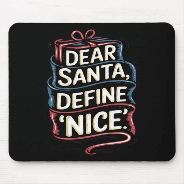 Mousepad Caros Papais noeis, definam um bom Natal (Frente)
