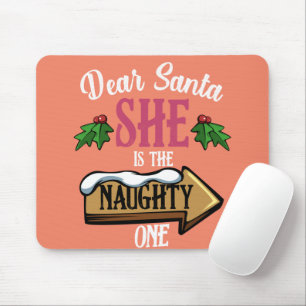 Mousepad Caros Papais noeis, Ela É A Maldita Coisa Engraçad
