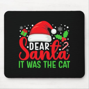 Mousepad Caros Papais noeis Era O Natal Da Família De Gatos