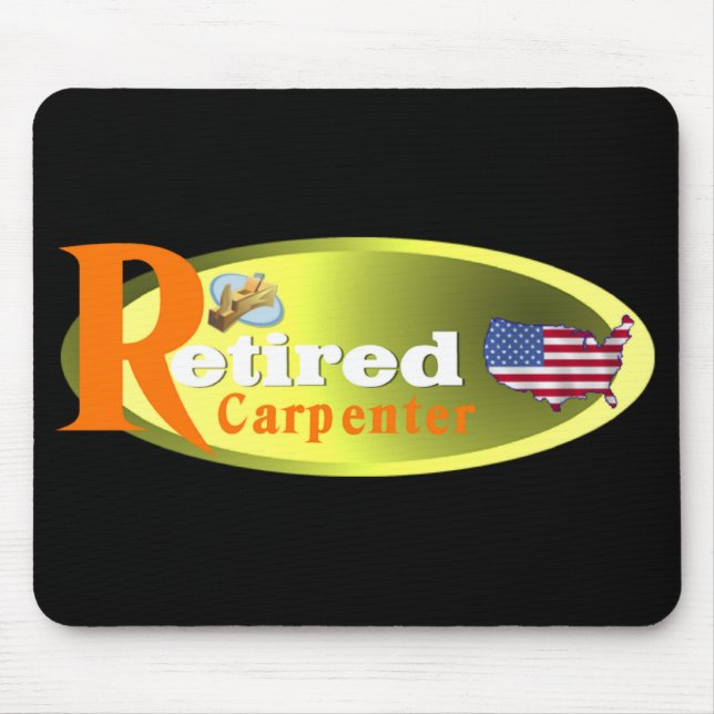 Mousepad Carpinteiro aposentado EUA (Frente)