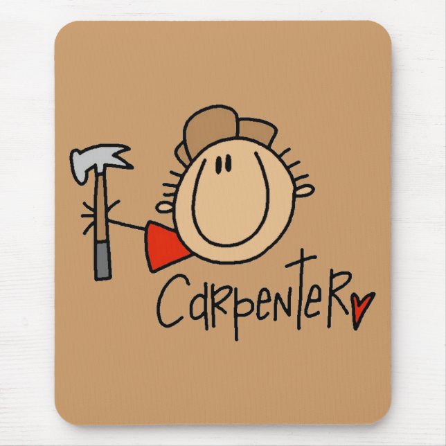 Mousepad Carpinteiro Masculino (Frente)