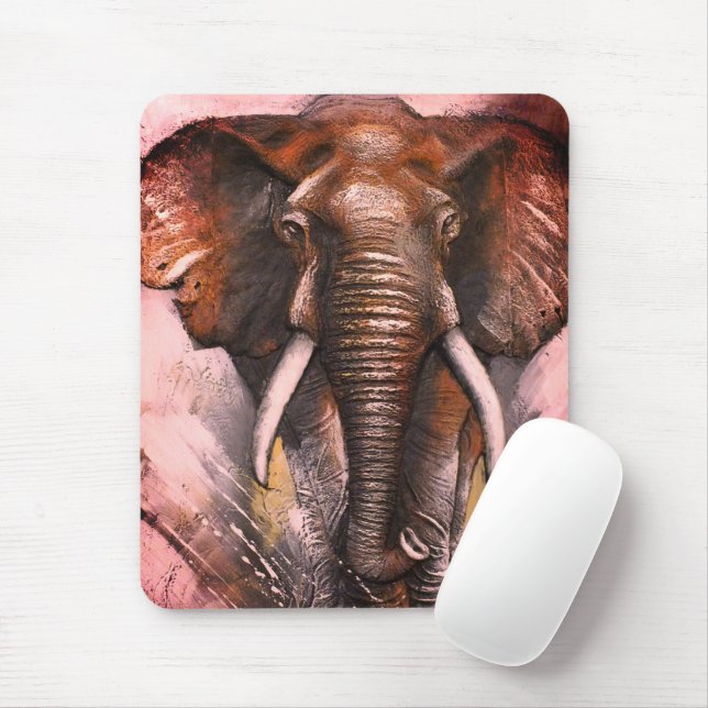 Mousepad Carregamento de elefante (Com mouse)