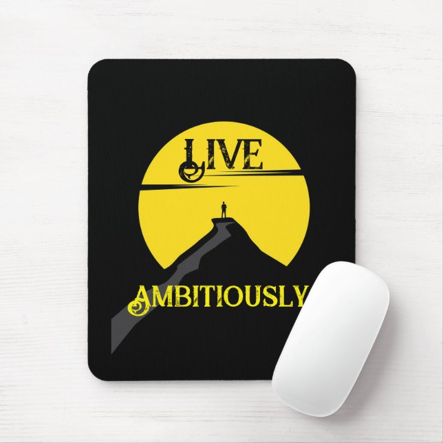 Mousepad Carregamento de Mouse Ambicioso ao Vivo (Com mouse)