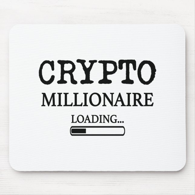 Mousepad Carregamento do Crypto Millionaire (Frente)