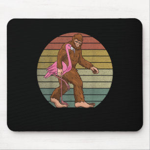 Mousepad Carregando Bigfoot Flamingo Women Men Sasquatch Fu