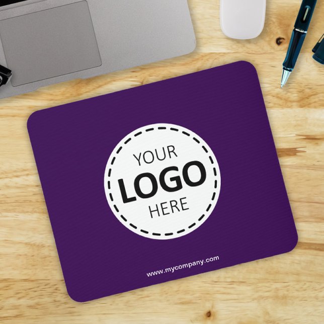 Mousepad Carregar logotipo roxo simples moderno (Criador carregado)