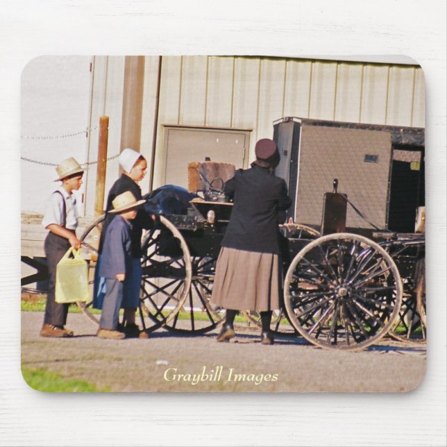 Mousepad Carrinho da carga de Amish (Frente)