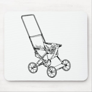 Mousepad Carrinho de bebê