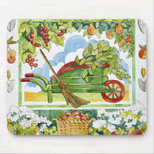 Mousepad Carrinho de mão - bordadura 2012 do jardim
