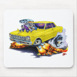 Mousepad Carro 1962-65 amarelo da nova