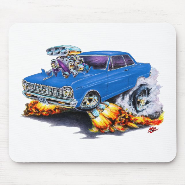 Mousepad Carro 1962-65 do azul da nova (Frente)