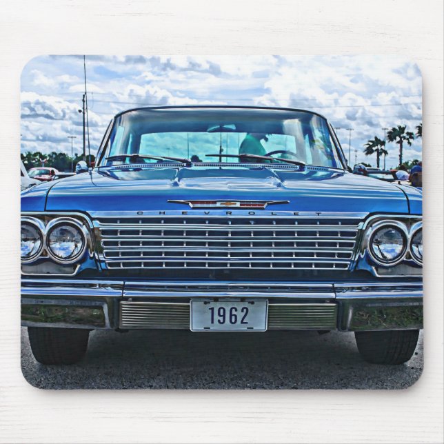 Mousepad Carro 1962 do músculo de Chevrolet Impala Hotrod (Frente)
