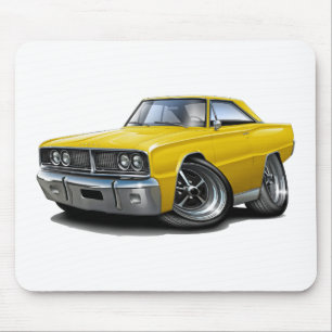 Mousepad Carro 1966 amarelo do Coronet